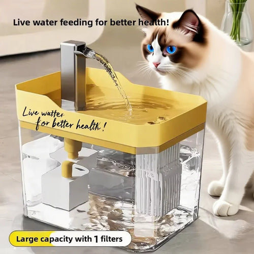 Fontaine à eau automatique pour chat et petit chien