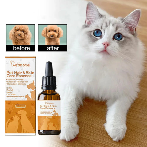 Soin cheveux & poils pour chien et chat — Huile hydratante ANTI PUCE